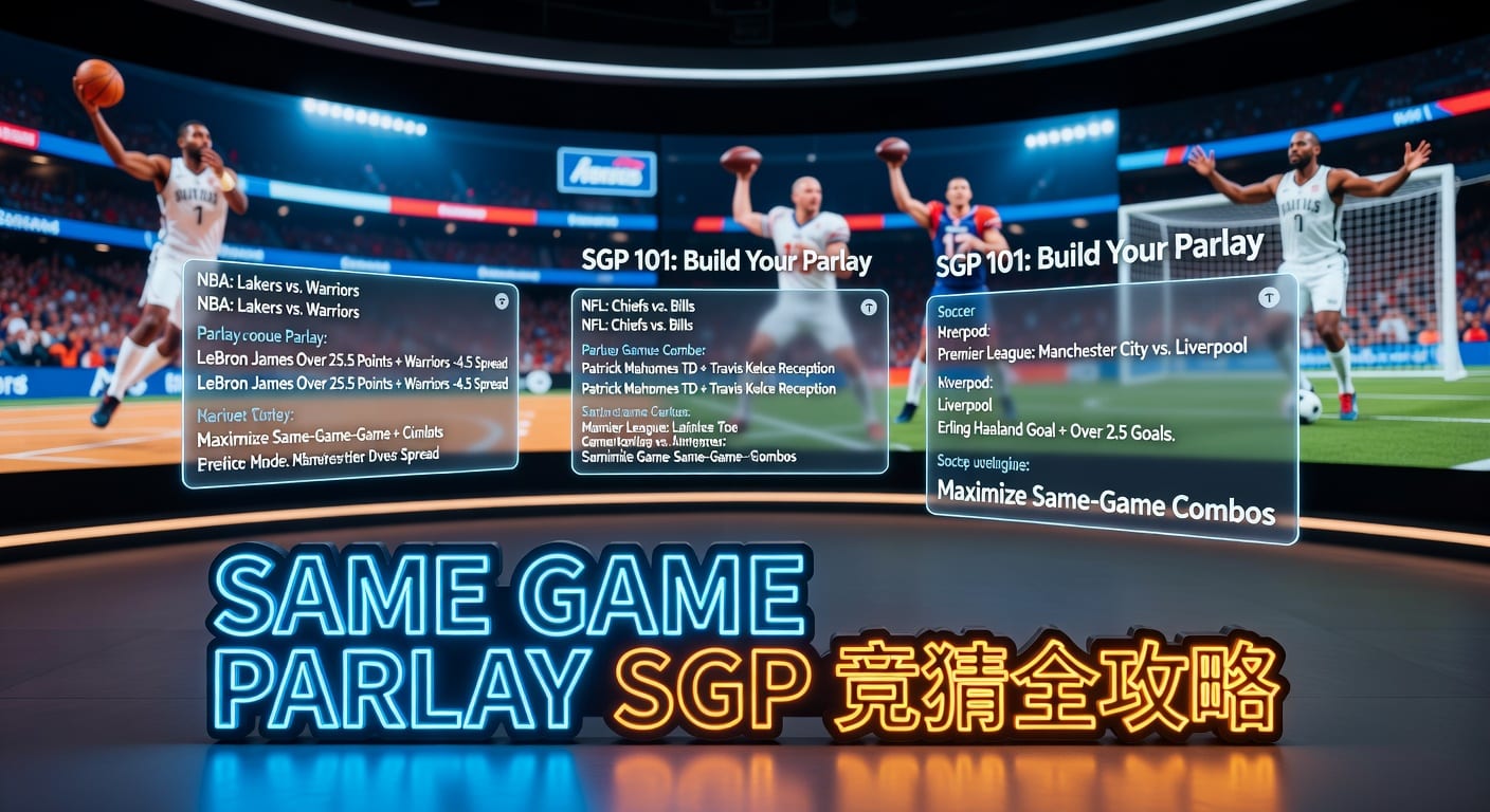 same game parlay SGP：玩法逻辑与实战风控