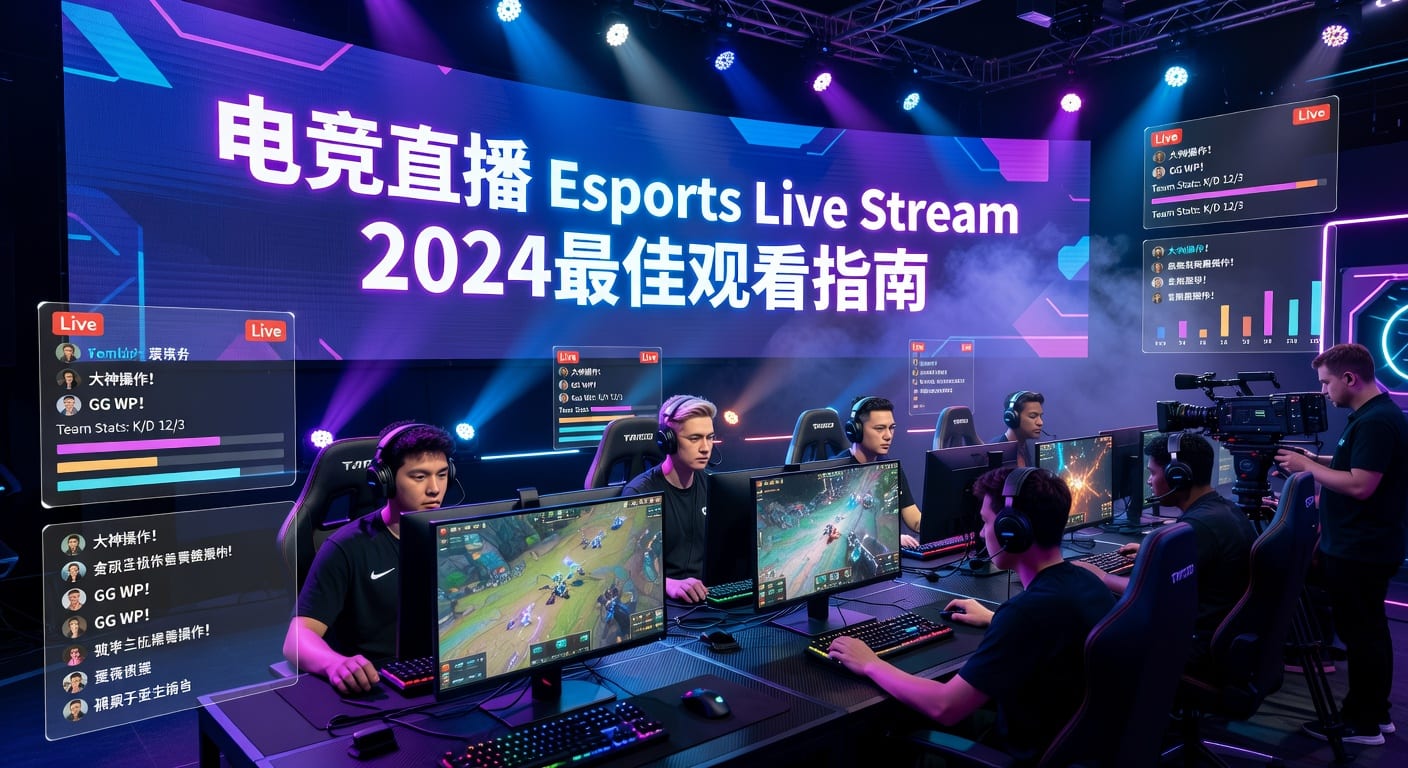电竞直播 Esports Live Stream：观赛、节奏与赛前研判