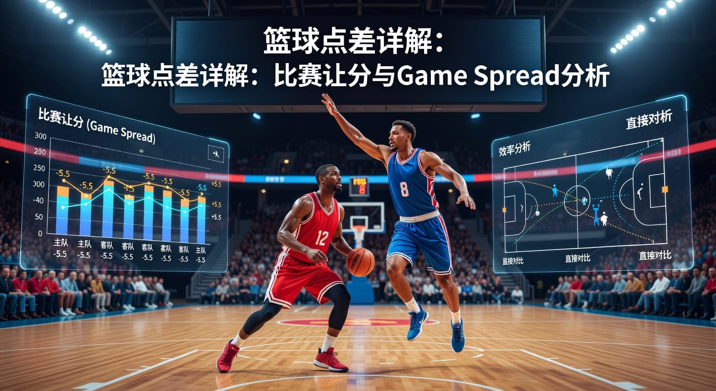 篮球点差 比赛让分 game spread 读法与实战判断