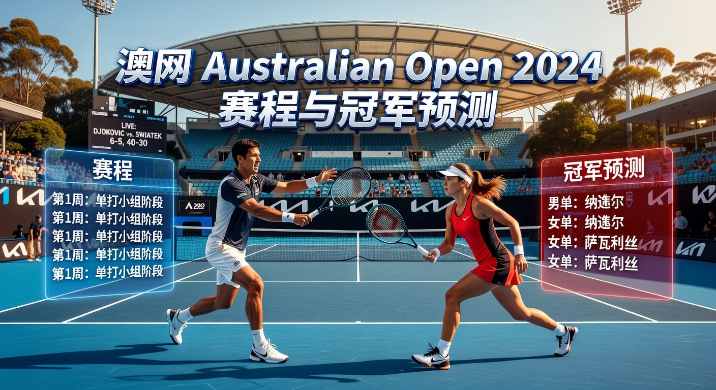 澳网 Australian Open 前瞻：赛程看点与投注技巧